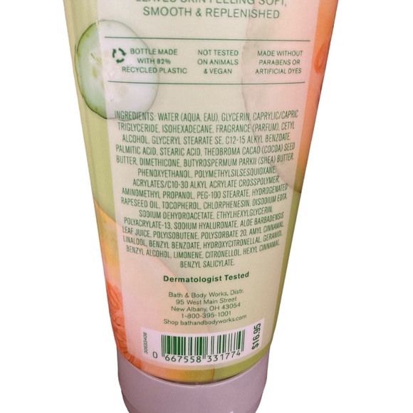 Bath & Body Works 25th Fragrance Anniversary Cucumber Melon Body Cream - Picture 3 of 3
